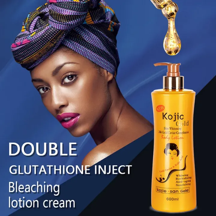 Buy Kojic Gold Skin Whitening Lotion Anti Aging Lightens Clears